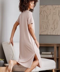 Sijo Eucalyptus Short Sleeve Dress