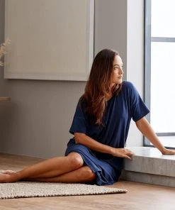 Sijo Eucalyptus Short Sleeve Dress