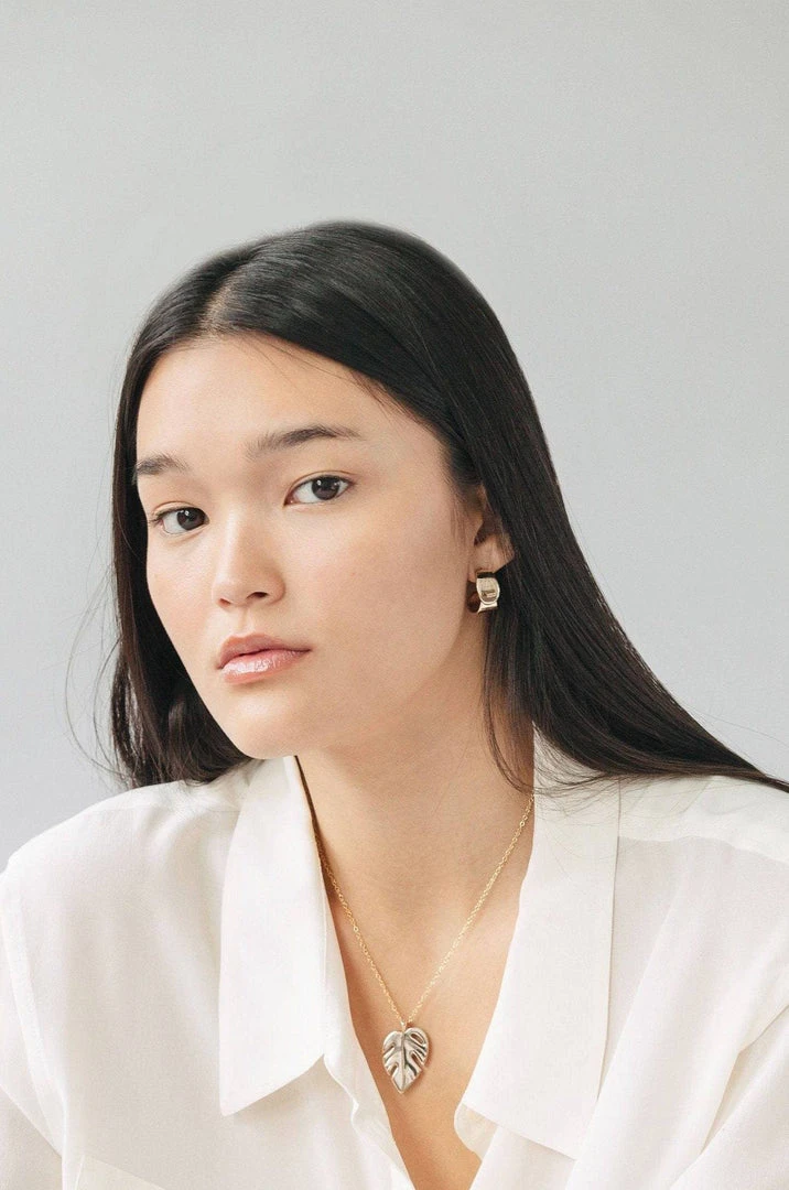 L.Greenwalt Jewelry Euphorbia Hoop Earrings L.Greenwalt Jewelry Euphorbia Hoop Earrings