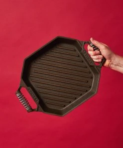 FINEX Home Goods Cast Iron 12" Grill Pan