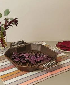 FINEX Home Goods Cast Iron 12" Grill Pan