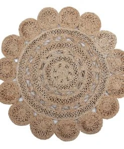 Casa Amarosa Flora Jute Rug Home Goods