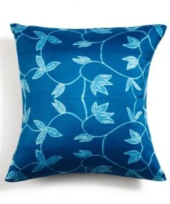 Studio Variously Folio Silk Throw Pillow - Indigo Home Goods