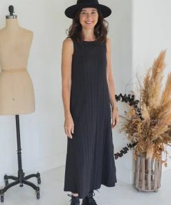 Mien Clothing Fortuna Wide Rib Dress