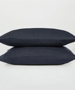 Sijo Home Goods French Linen Pillowcase Set - Pebble