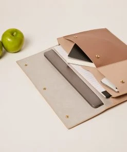 Allégorie Accessories Gala Apple Leather Tech Folio Bag