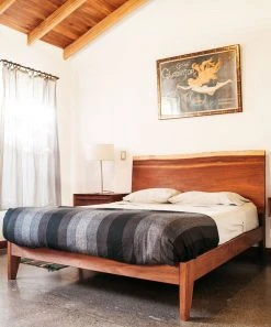 Masaya & Co. Gavilana Live Edge Teak Bed Furniture