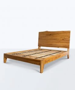 Masaya & Co. Gavilana Live Edge Teak Bed Furniture