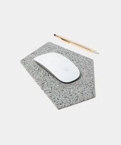 Slash Objects Home Goods Gem Recycled Rubber Mousepad - Gris