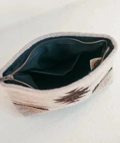 MZ Fair Trade Gemstone Wool Clutch Bag