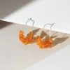 Giulia Letzi + META Jewelry Leona Upcycled Drop Earrings - Orange