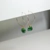 Giulia Letzi + META Jewelry Emma Upcycled Hoop Earrings - Emerald Best Sellers