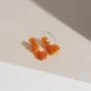 Giulia Letzi + META Jewelry Alice Upcycled Hoop Earrings - Orange