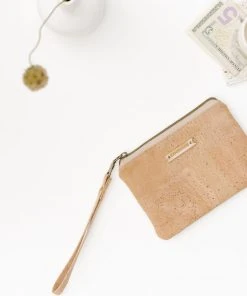 Carry Courage Giver Cork Card Wristlet