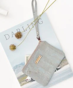 Carry Courage Giver Cork Card Wristlet
