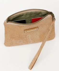 Carry Courage Giver Cork Card Wristlet