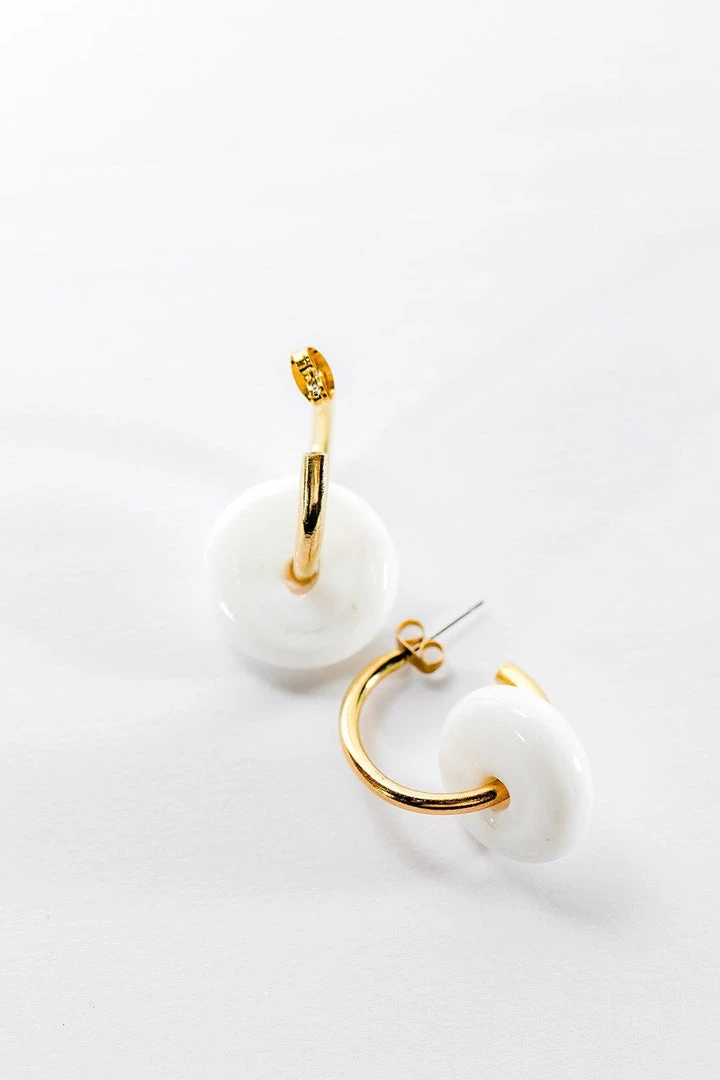 Abby Alley Handcrafted Glass Disc Earrings Abby Alley Handcrafted Glass Disc Earrings