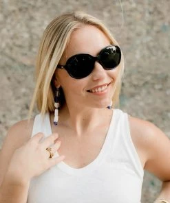 Abby Alley Recycled Glass Drop Earrings