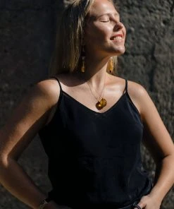 Abby Alley Recycled Glass Egg Necklace Jewelry