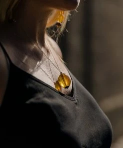 Abby Alley Recycled Glass Egg Necklace Jewelry