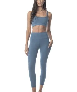 Synergy Organic Clothing Go To Yoga Bra - Teal Sale