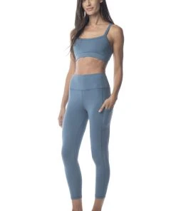 Synergy Organic Clothing Go To Yoga Bra - Teal Sale
