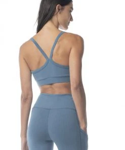 Synergy Organic Clothing Go To Yoga Bra - Teal Sale