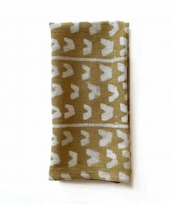 Ichcha Golden Bird Napkin Set Kitchen + Dining