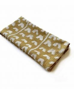 Ichcha Golden Bird Napkin Set Kitchen + Dining 5 Ichcha Golden Bird Napkin Set Kitchen + Dining