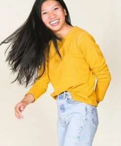 Poplinen Clothing Goldie Hemp Long Sleeve Tee