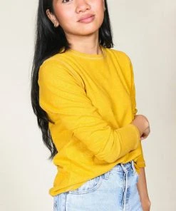 Poplinen Clothing Goldie Hemp Long Sleeve Tee