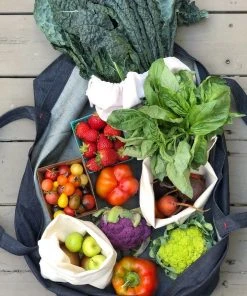 Aplat Grand Zero Waste Market Tote - Denim