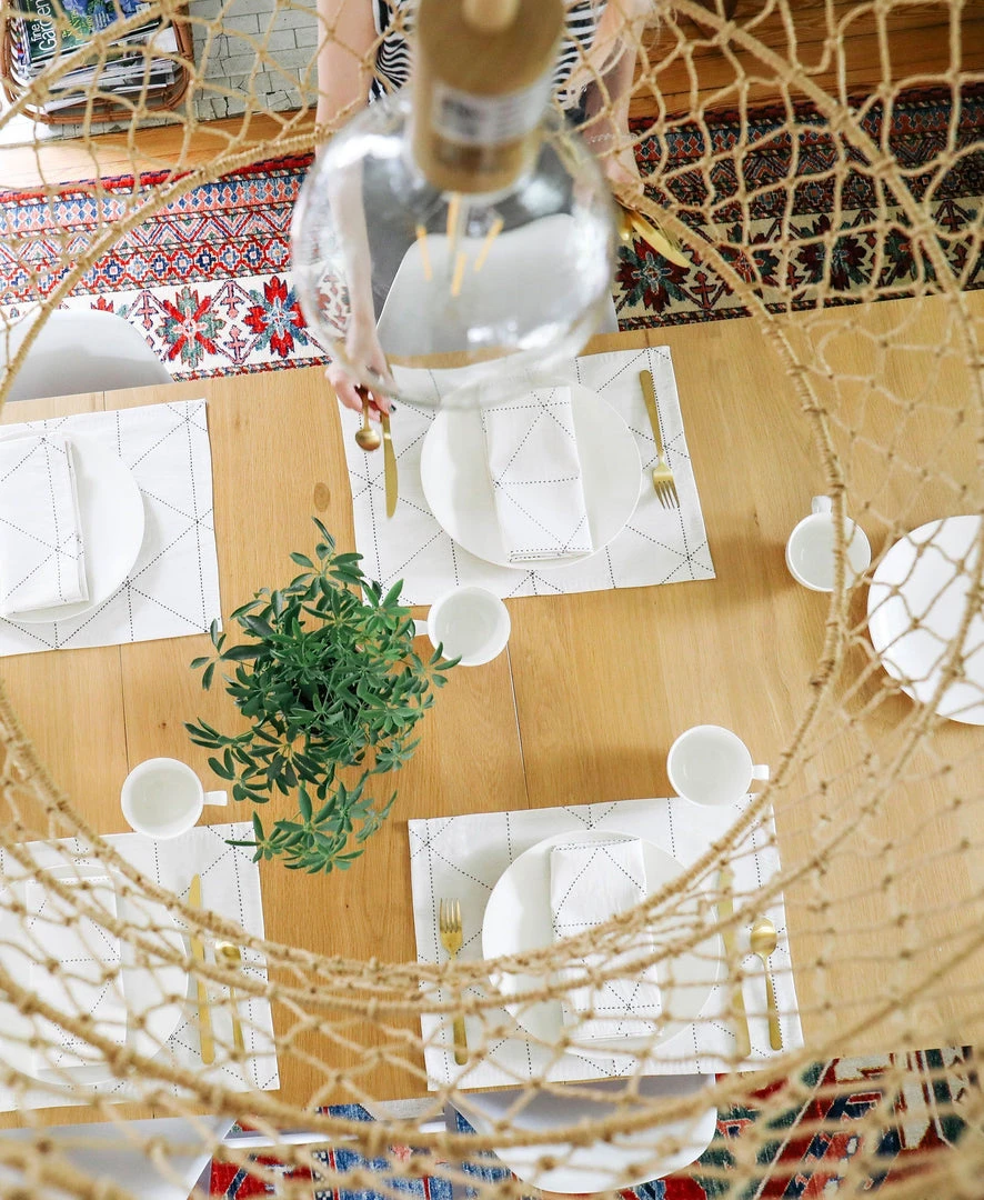 Anchal Best Sellers Graph Placemat Set Anchal Best Sellers Graph Placemat Set