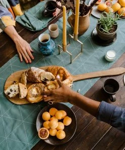 Anchal Kitchen + Dining Graph Table Runner 9 Anchal Kitchen + Dining Graph Table Runner