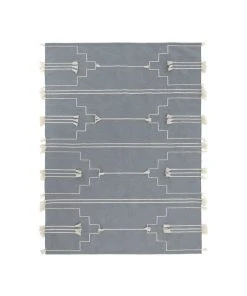 Kiliim Gray Drift Wool Runner / Rug