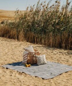 Kiliim Gray Drift Wool Runner / Rug