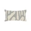 Kiliim Gray Scribbles Wool Throw Pillow Cover New Arrivals