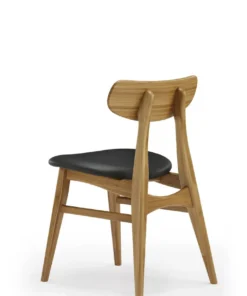 Greenington Furniture Cassia Dining Chair Set - Caramelized With Leather Seat