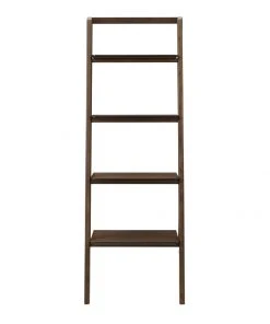 Greenington Currant Leaning Bookshelf - Black Walnut