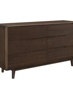 Greenington Currant Six Drawer Dresser - Oiled Walnut