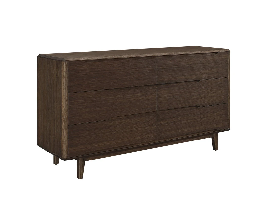 Greenington Currant Six Drawer Dresser - Oiled Walnut Greenington Currant Six Drawer Dresser - Oiled Walnut