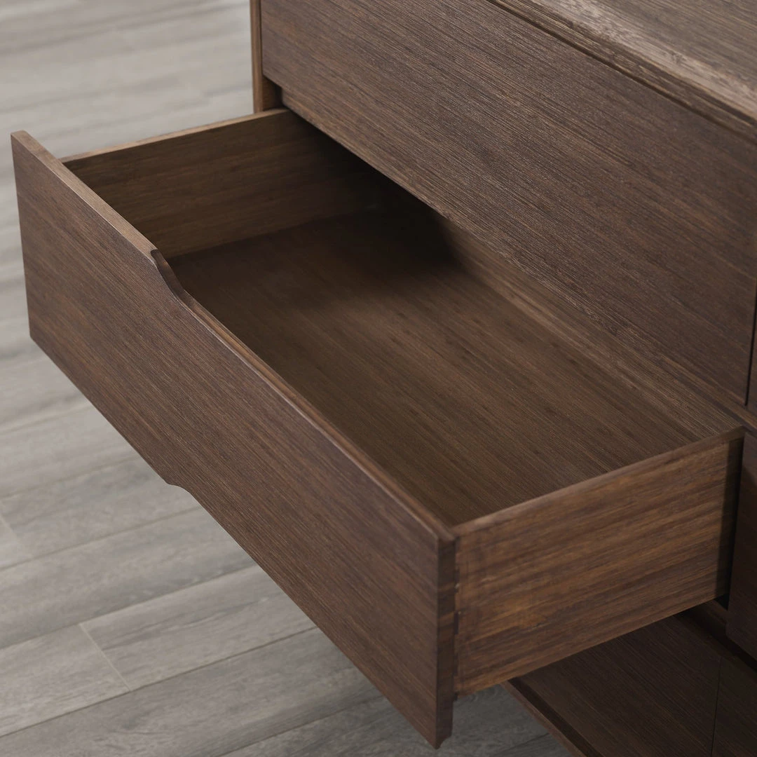 Greenington Currant Six Drawer Dresser - Oiled Walnut Greenington Currant Six Drawer Dresser - Oiled Walnut