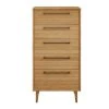 Greenington Furniture Sienna Five Drawer Chest - Caramelized