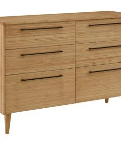 Greenington Furniture Sienna Six Drawer Dresser - Caramelized