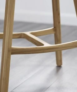 Greenington Skol Counter Stool Set With Leather Seat - Carmelized