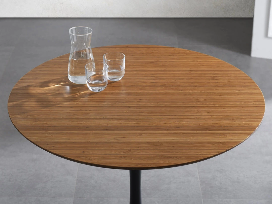 Greenington Furniture Soho Round Table - Amber 3 Greenington Furniture Soho Round Table - Amber