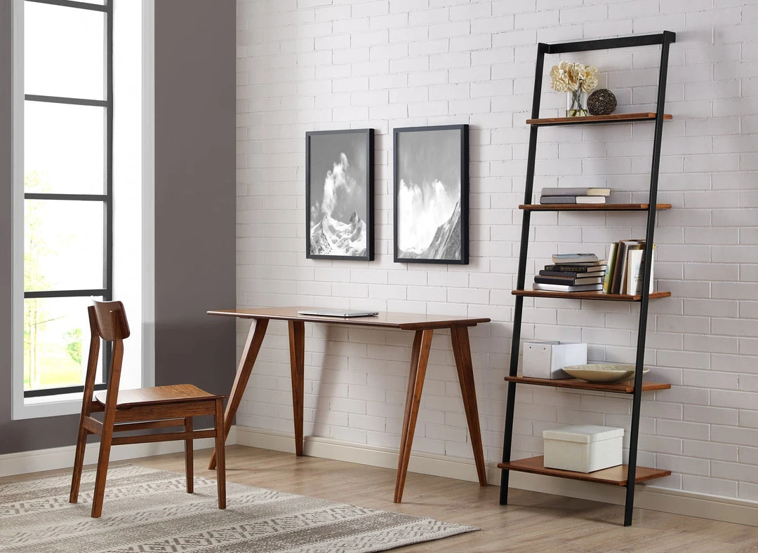 Greenington Furniture Studio Line Leaning Shelf - Exotic Greenington Furniture Studio Line Leaning Shelf - Exotic