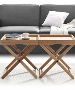 Greenington Teline Tray Table - Caramelized Furniture