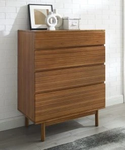 Greenington Furniture Ventura Four Drawer High Chest Dresser