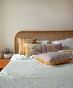 Leah Singh New Arrivals Grid Reversible Throw Pillow Cover